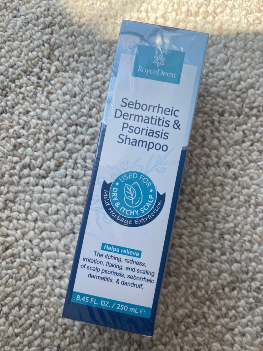 Roycederm Seborrheic Dermatitis & Psoriasis Shampoo for Dandruff